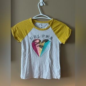 Kids GRL PWR Heart T-Shirt